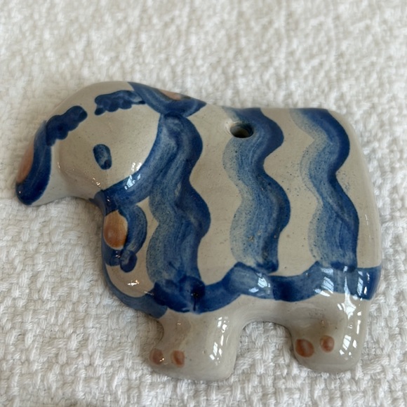 M.A HADLEY- set of 3 ornaments/wall decor-sheep, chicken, pineapple-EUC-No flaws - Picture 2 of 5